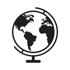 World Wide icon vector illustration for graphic and web design.