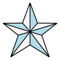 Obraz premium traditional tattoo of a star