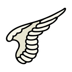 Obraz premium traditional tattoo of a wing