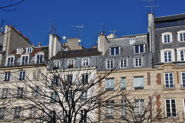 Fototapeta na wymiar old town in paris