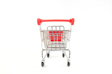 Cart isolated on white background