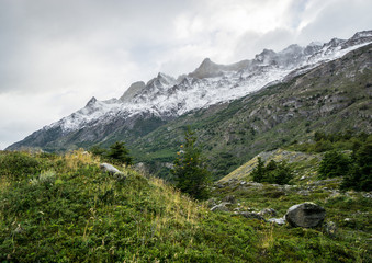 Fototapeta na wymiar Patagonian Mountains