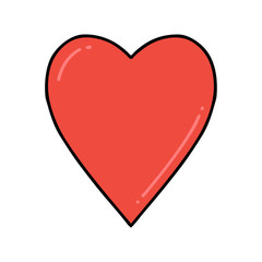 traditional tattoo of a heart