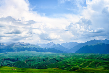 xinjiang grassland Bayinbuluke
