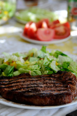 Healthy Steak Supper