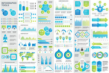 Bundle infographic elements data visualization vector design template. Can be used for steps, business processes, workflow, diagram, flowchart concept, timeline, marketing icons, info graphics.