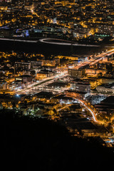 Fototapeta na wymiar Grenoble by night