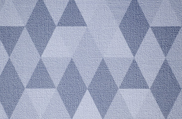Triangular and rhombus abstract pattern. Geometric polygonal textured paper background