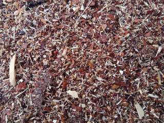 filings cuttings sawdust background