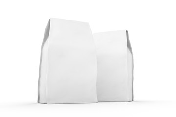 Shopping Bag Mock Up Template on White