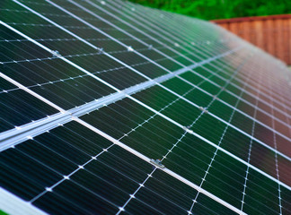 Solar panels, photovoltaic, alternative electricity source. Background