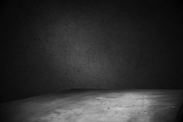 Empty dark wood background to insert. space for text