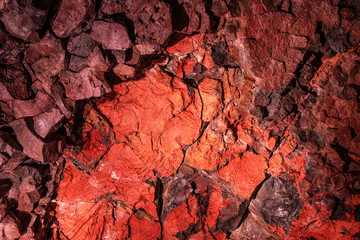 Cold lava texture.