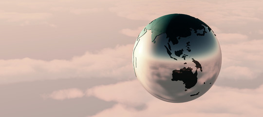 floating globe