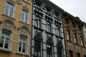 Fototapeta na wymiar Bonn, Altstadt, Gründerzeithäuser