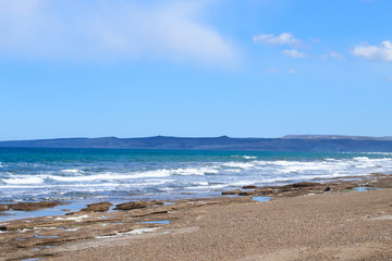 Isla Escondida beach landscape, Patagonia, Argentina