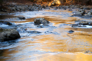 Laurel River and Evening Light