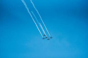 Airshow on the sky