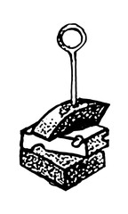 art, black, breakfast, cafe, cake, canapes, cartoon, character, cheerful, chef, clip, cook, cooking, cooking skewer, crazy, cute, design, dinner, dishes, doodle, drawing, drawn, food, funny, hand, hap