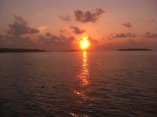 Obraz premium sunset over sea