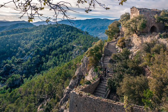 Atardecer En El Castillo De Alaró. Mallorca (España)