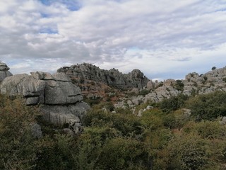 Rocas Torcal de Antequera Parques Naturales España Malaga Andalucia 