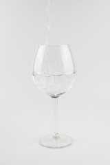 Pouring liquid into a glass