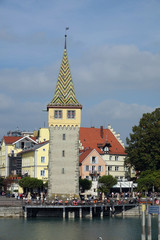 Hafen in Lindau mit Mangturm