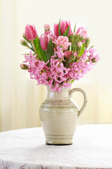 Beautiful bouquet of spring flowers.