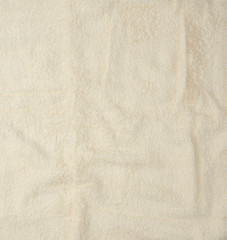 Fototapeta na wymiar texture of fleecy white towels, full frame