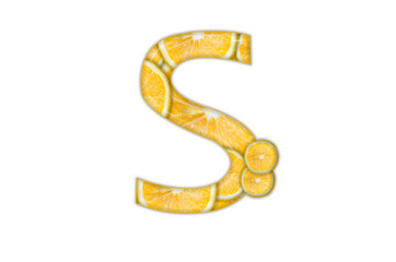 Naklejka premium The English letter 