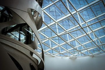 A great example of modern industrial architecture. A great combination of glass and metal.