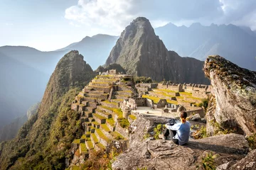 Fotobehang Machu Picchu Machu Picchu in Peru