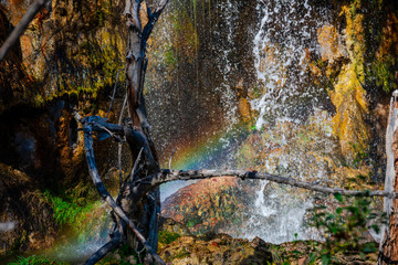 Autumn landscape in Plitvice Natural Park