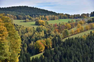 Autumn in Sumava national park - Czech republic