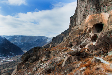 view from the top of mountain from Georgia