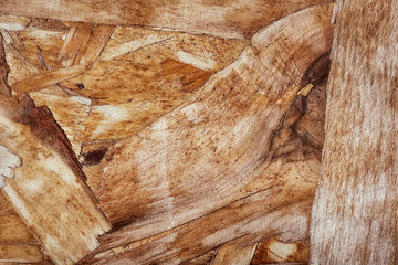 Wooden background, pine plywood, veneer