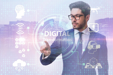 Digital transformation and digitalization technology concept
