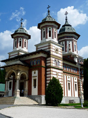 Fototapeta na wymiar The Church of the Sinaia Monastery Bucharest in Romania - OTP