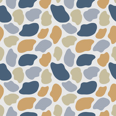 Abstract seamless pattern with colorful spots. Vector illustration