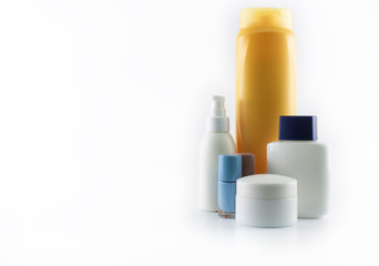 Personal care kit. Photo was taken in the studio against white background.