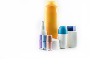 Personal care kit. Photo was taken in the studio against white background.