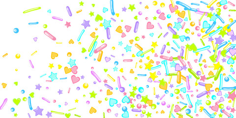 Sprinkles grainy. Cupcake dessert bakery confetti