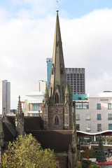 Naklejka premium view of birmingham city