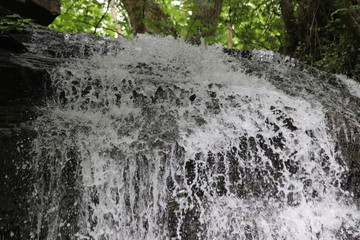 waterfall in wales, united kingdom 1