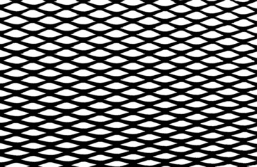Pattern of black wavy line with white background