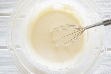 チーズケーキ作り