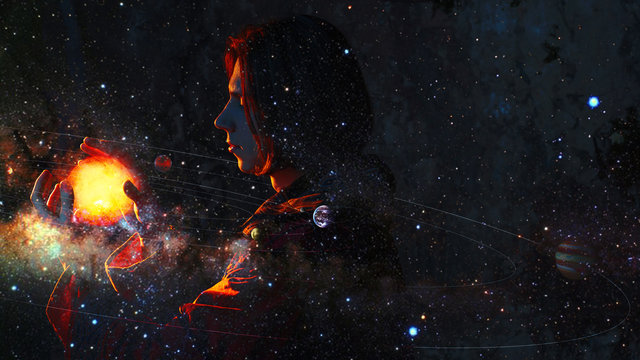 Nicholas Copernicus author of the heliocentric system of the world, the scientific revolution of the Renaissance.