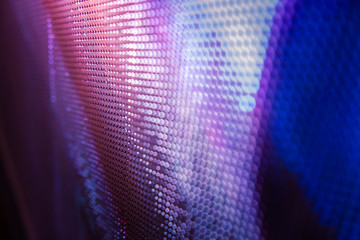 CloseUp LED blurred screen. LED soft focus background. abstract background ideal for design.
