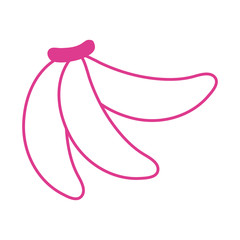 fresh bananas fruits isolated icon